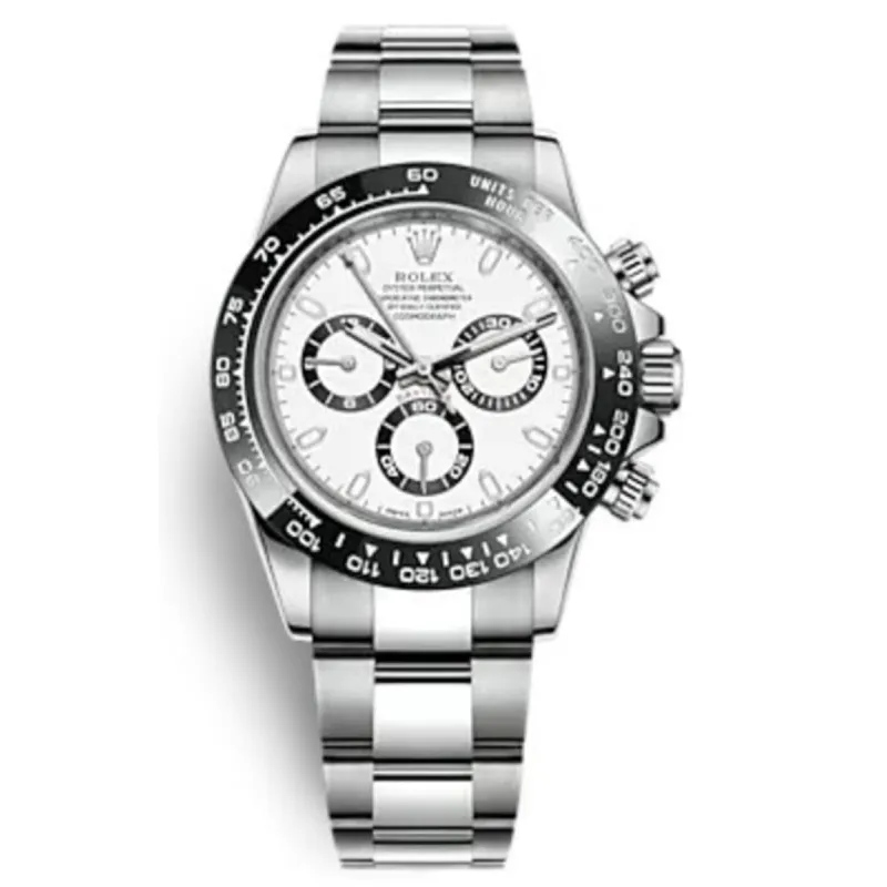 Cosmograph Daytona Stainless Steel White Dial Men's Watch M126500LN-0001