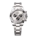 Cosmograph Daytona White Gold Steel and Black Dial Men's Watch M126509-0003