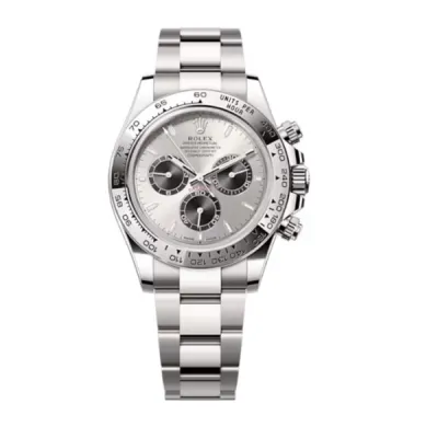 Cosmograph Daytona White Gold Steel and Black Dial Men's Watch M126509-0003 01