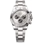 Cosmograph Daytona White Gold Steel and Black Dial Men's Watch M126509-0003