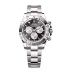 Cosmograph Daytona White Gold Black and Steel Dial Men's Watch M126509-0001