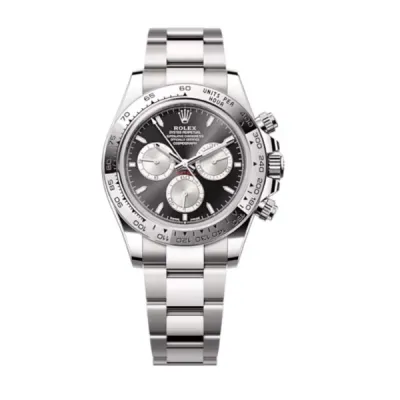 Cosmograph Daytona White Gold Black and Steel Dial Men's Watch M126509-0001 01