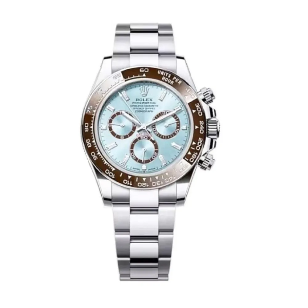 Cosmograph Daytona Platinum Ice-Blue Diamond-Set Dial M126506-0002