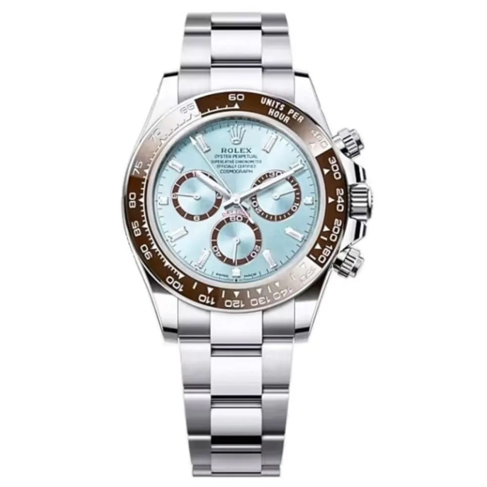 Cosmograph Daytona Platinum Ice-Blue Diamond-Set Dial M126506-0002