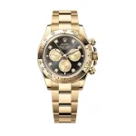 Cosmograph Daytona Yellow Gold Black and Golden Diamond-Set Dial Men's Watch M126508-0003