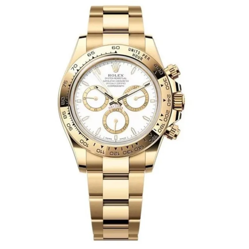 Cosmograph Daytona Yellow Gold White Dial Men's Watch M126508-0001
