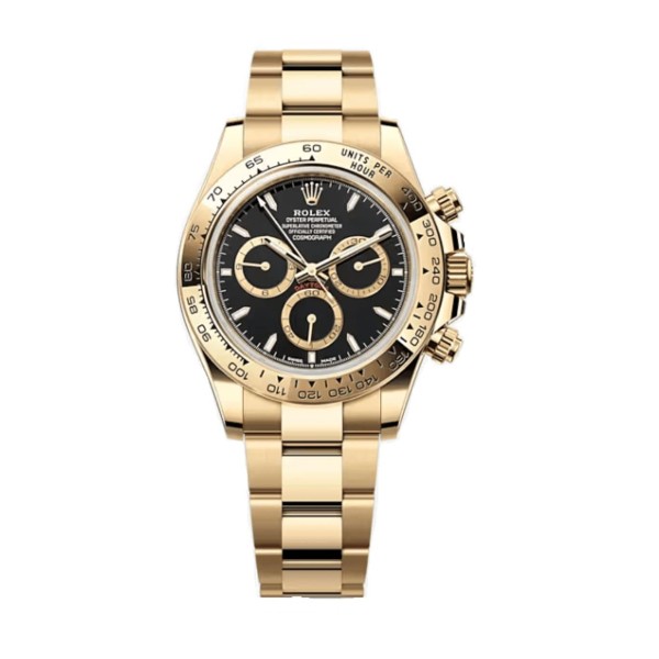 Cosmograph Daytona Yellow Gold Black Dial Men's Watch M126508-0004