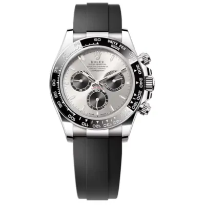 Cosmograph Daytona White Gold Steel and Black Dial Oysterflex Men's Watch M126519LN-0006 02