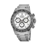 Cosmograph Daytona Oystersteel White Dial Ceramic Bezel  Men's Watch M116500LN-0001