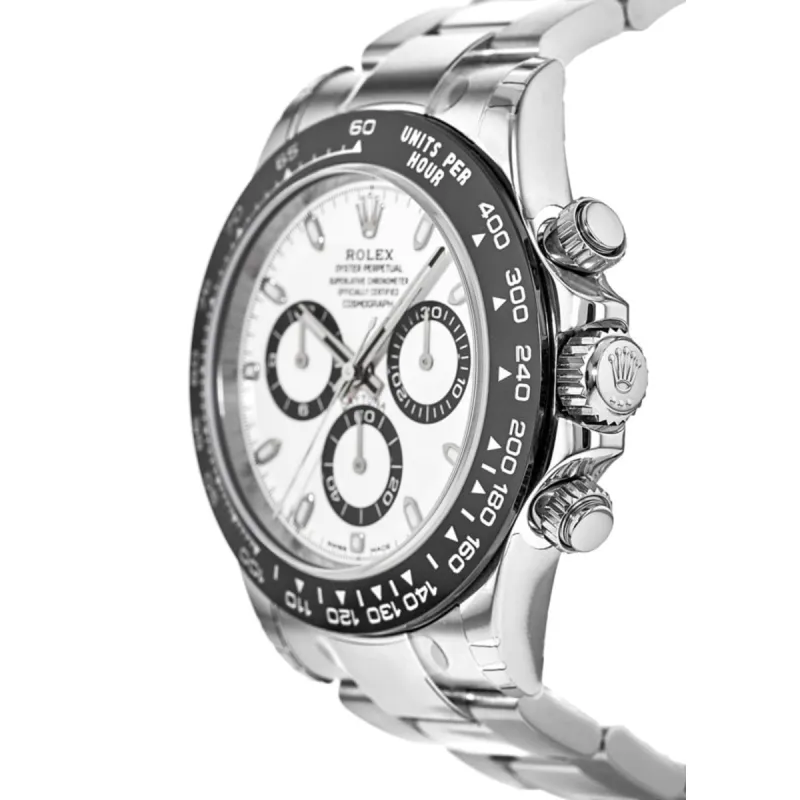 Cosmograph Daytona Oystersteel White Dial Ceramic Bezel  Men's Watch M116500LN-0001