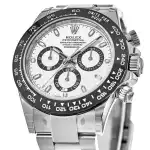 Cosmograph Daytona Oystersteel White Dial Ceramic Bezel  Men's Watch M116500LN-0001