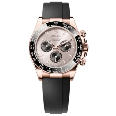 Cosmograph Daytona Rose Gold Sundust and Black Dial Oysterflex Watch M126515LN-0006 02