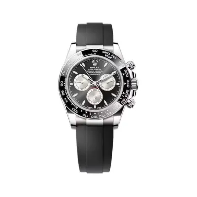 Cosmograph Daytona White Gold Black and Steel Dial Oysterflex Men's Watch M126519LN-0002 01