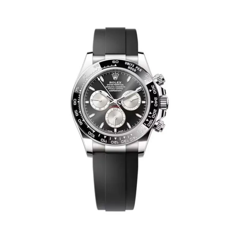 Cosmograph Daytona White Gold Black and Steel Dial Oysterflex Men's Watch M126519LN-0002