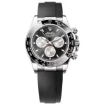 Cosmograph Daytona White Gold Black and Steel Dial Oysterflex Men's Watch M126519LN-0002