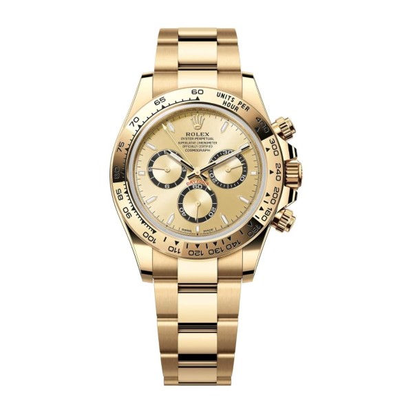 Cosmograph Daytona Yellow Gold Golden Dial Men's Watch M126508-0005