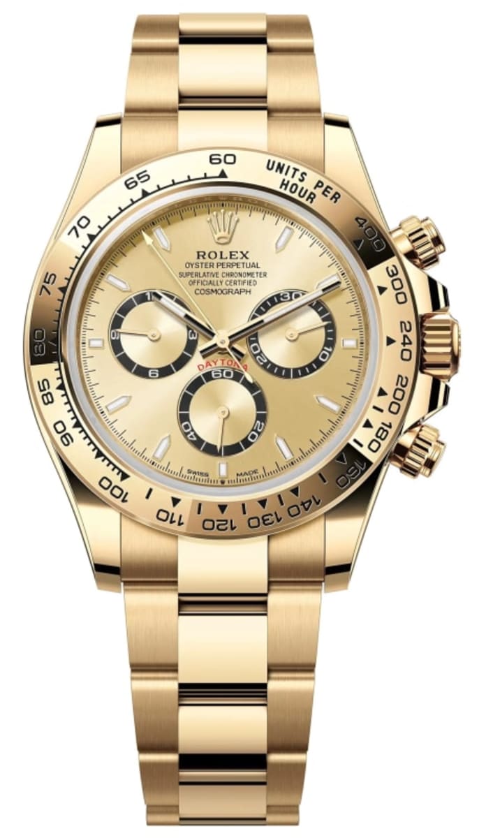 Cosmograph Daytona Yellow Gold Golden Dial Men's Watch M126508-0005