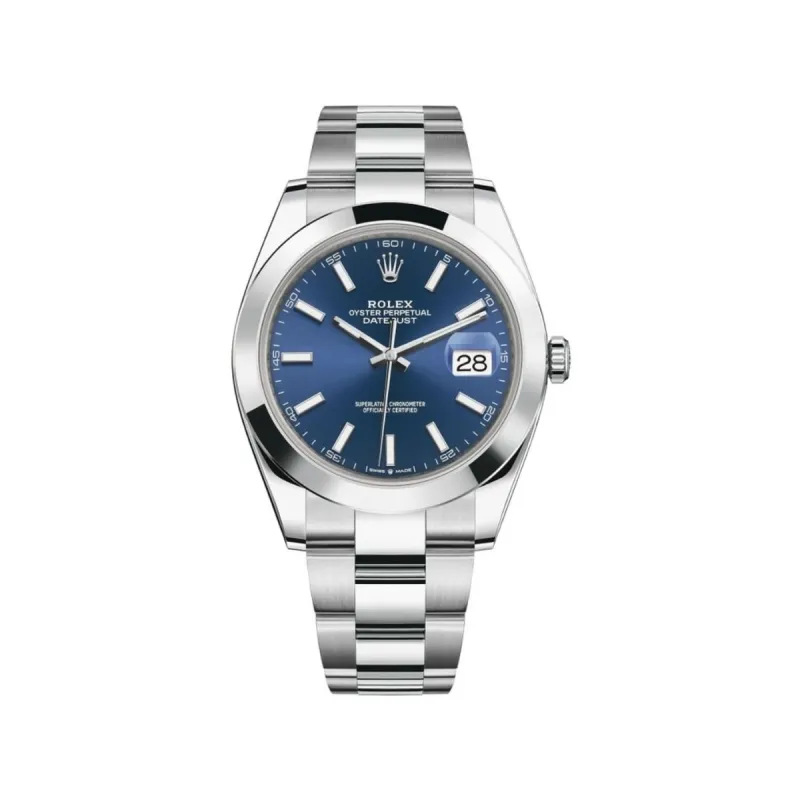 Datejust 41 Stainless Steel Blue Dial Men's Watch M126300-0001