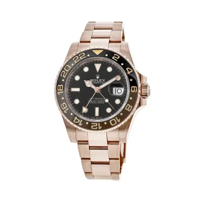 GMT Master ll Root Beer 18kt Everose Gold Men's Watch M126715CHNR-0001 01