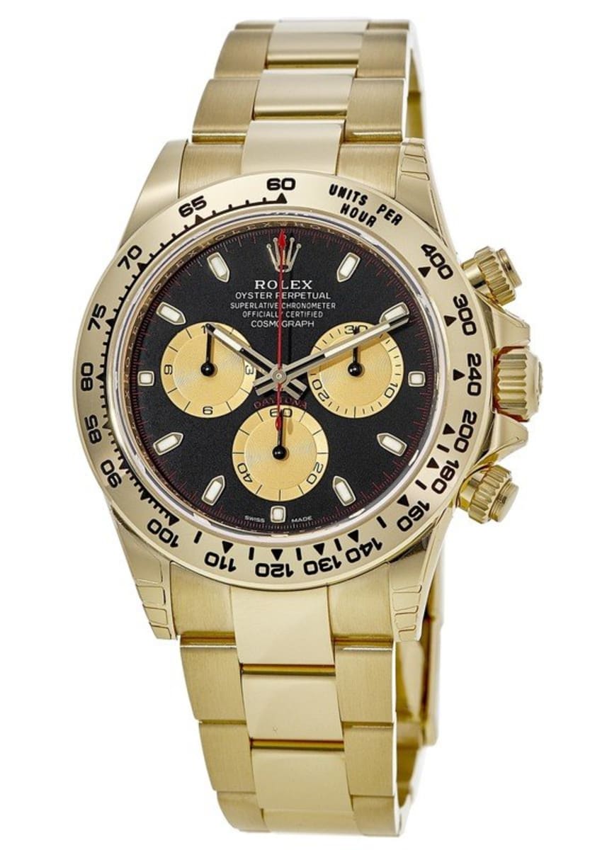 Cosmograph Daytona Paul Newman Black Dial 18kt Yellow Gold Men's Watch M116508-0009