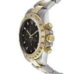 Cosmograph Daytona Two Tone Black Dial Men's Watch 116523-Blk-PO