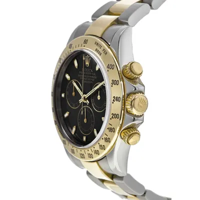 Cosmograph Daytona Two Tone Black Dial Men's Watch 116523-Blk-PO 02