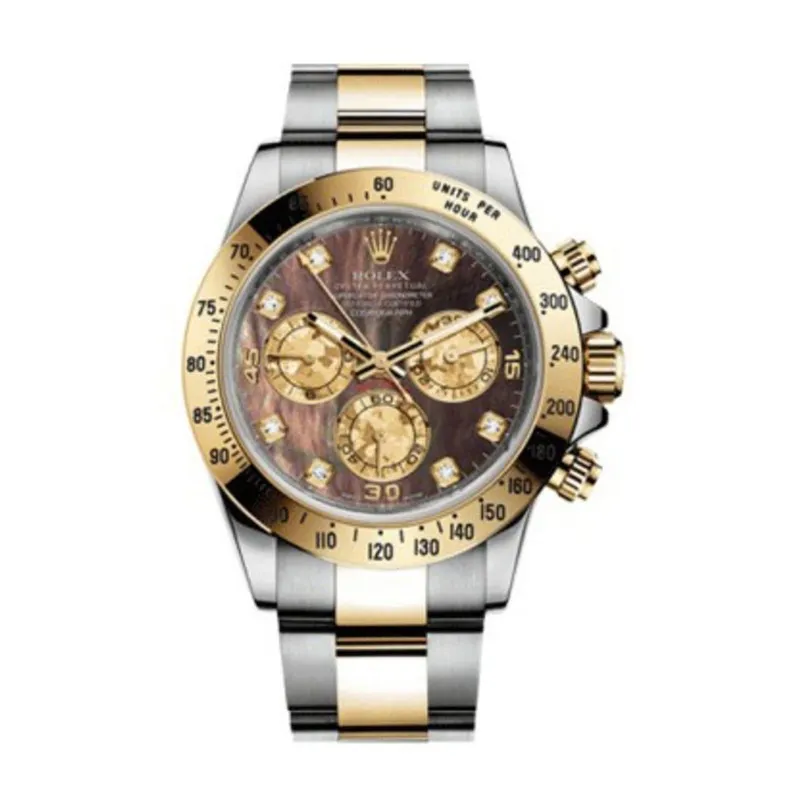 Cosmograph Daytona  Black Mother Of Pearl Diamond Dial M116503-0009