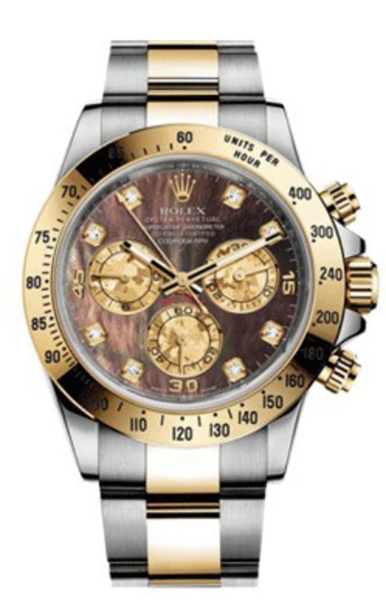 Cosmograph Daytona Cosmograph Black Mother Of Pearl Diamond Dial Men's Watch M116503-0009