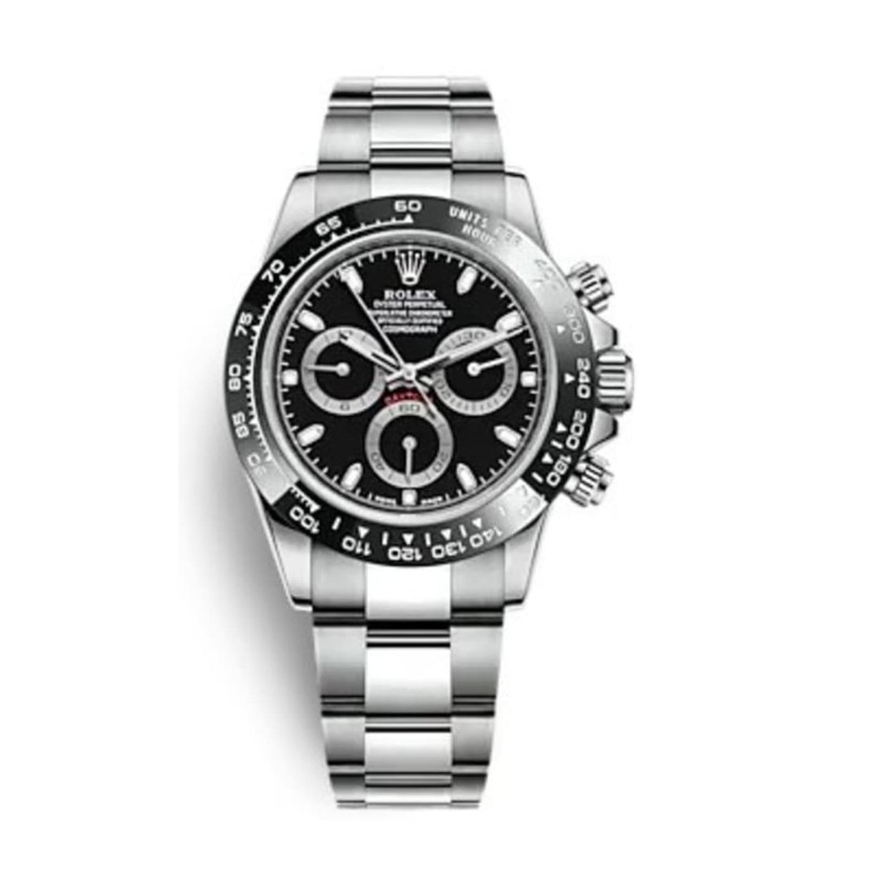 Cosmograph Daytona Stainless Steel Black Dial Men's Watch M126500LN-0002