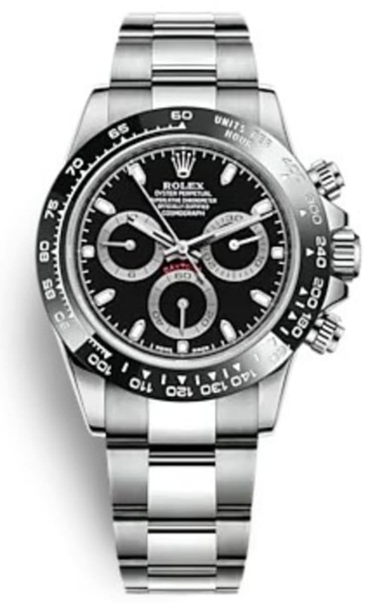 Cosmograph Daytona Stainless Steel Black Dial Men's Watch M126500LN-0002