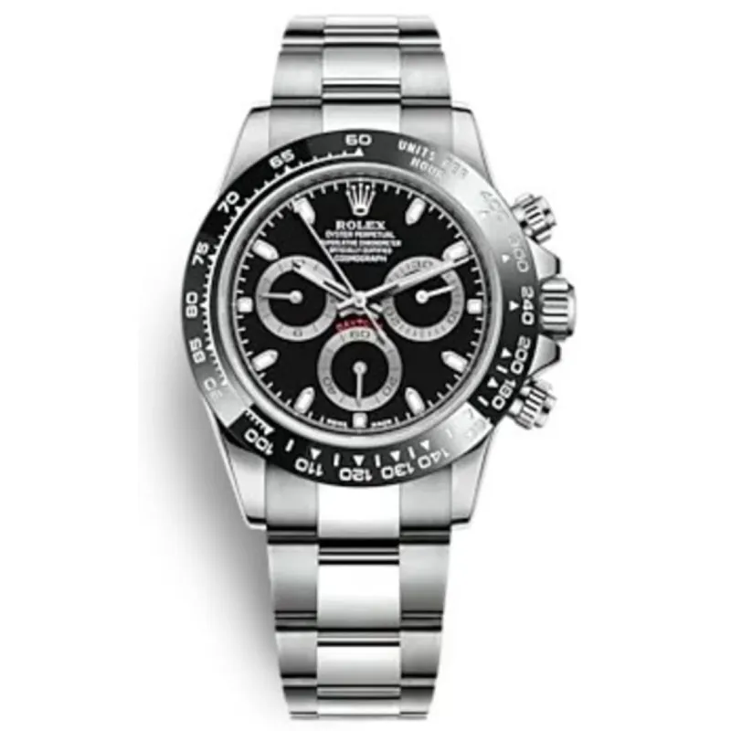 Cosmograph Daytona Stainless Steel Black Dial M126500LN-0002