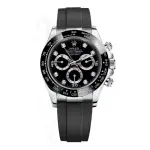 Cosmograph Daytona Black Diamond Dial Rubber Strap M116519LN-0025