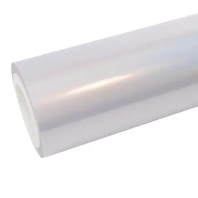 55555555555555Aluko Rainbow Metallic Majestic White Vinyl Wrap 01