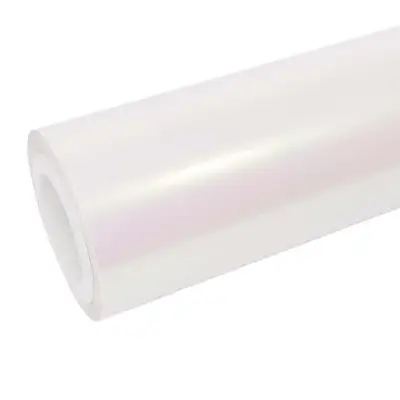 55555555555555Aluko Glitter Metallic Gloss Aurora White Vinyl Wrap Car Wrap 01