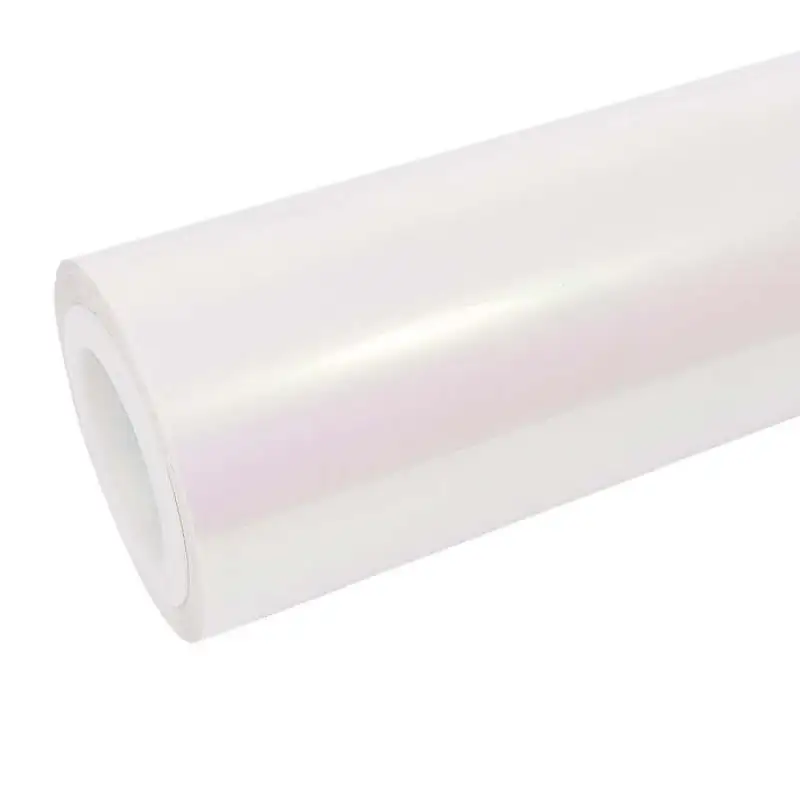Aluko Glitter Metallic Gloss Aurora White Vinyl Wrap Car Wrap