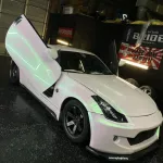 Aluko Glitter Metallic Gloss Aurora White Vinyl Wrap Car Wrap