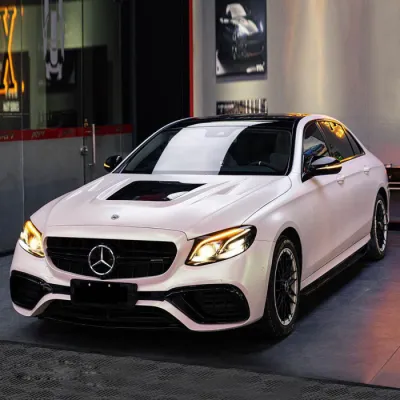 55555555555555Aluko Glitter Metallic Matt Aurora White Vinyl Wrap Car Wrap 02