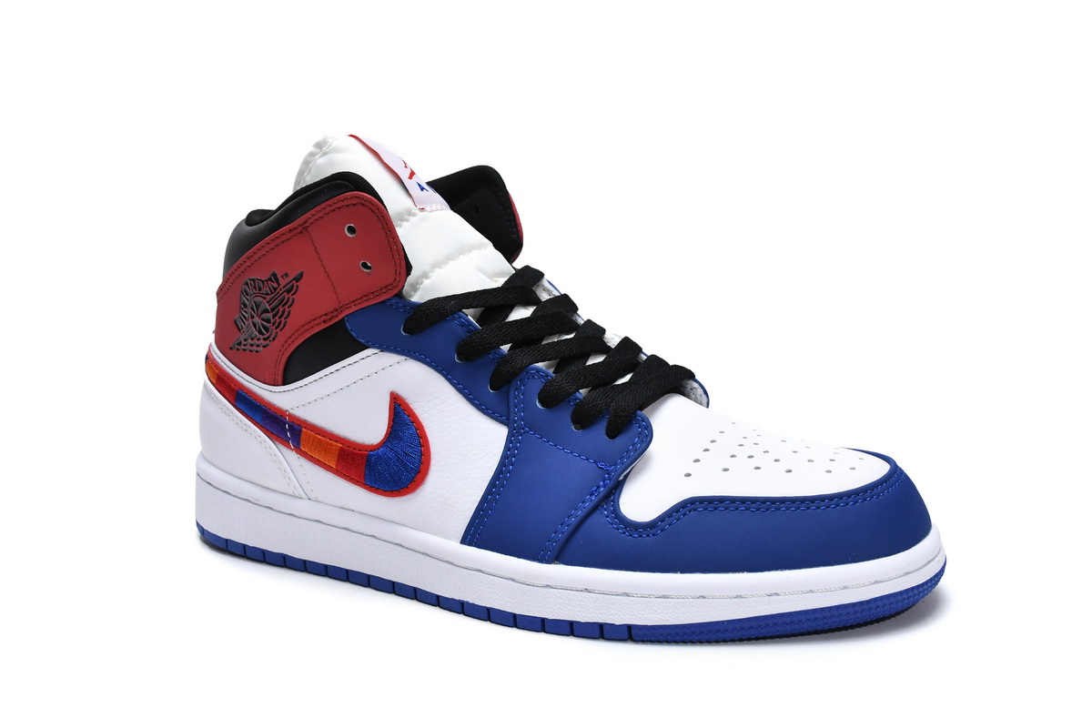 EM Sneakers Jordan 1 Mid SE Multi-Color Swoosh