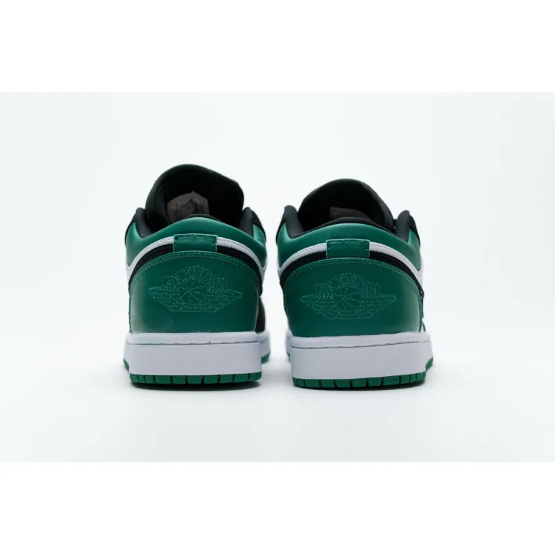  EM Sneakers Jordan 1 Low White Black Mystic Green