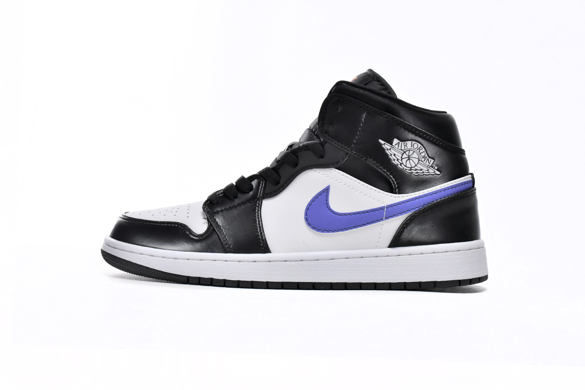 EM Sneakers Jordan 1 Mid Black Racer Blue White