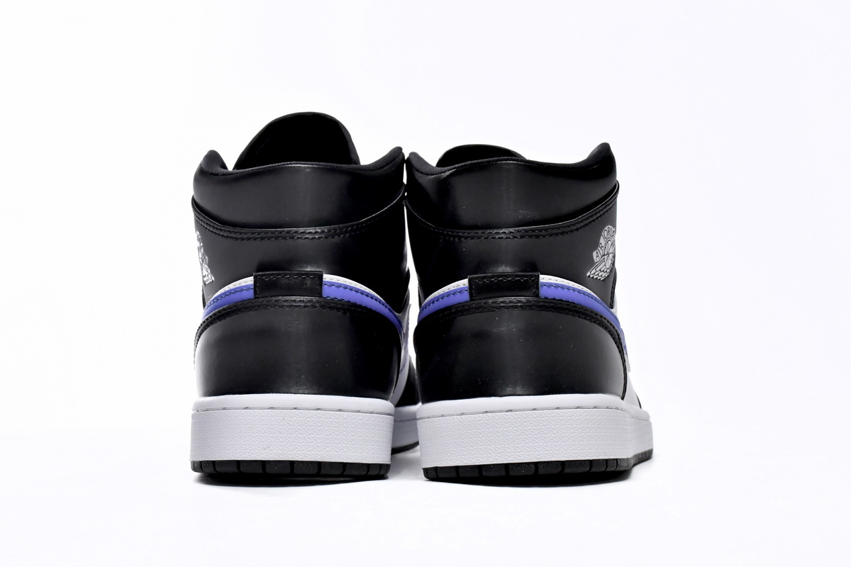 EM Sneakers Jordan 1 Mid Black Racer Blue White