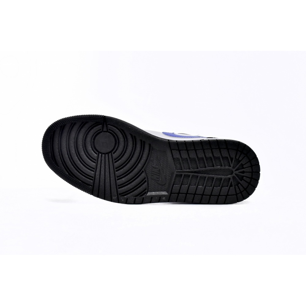 EM Sneakers Jordan 1 Mid Black Racer Blue White