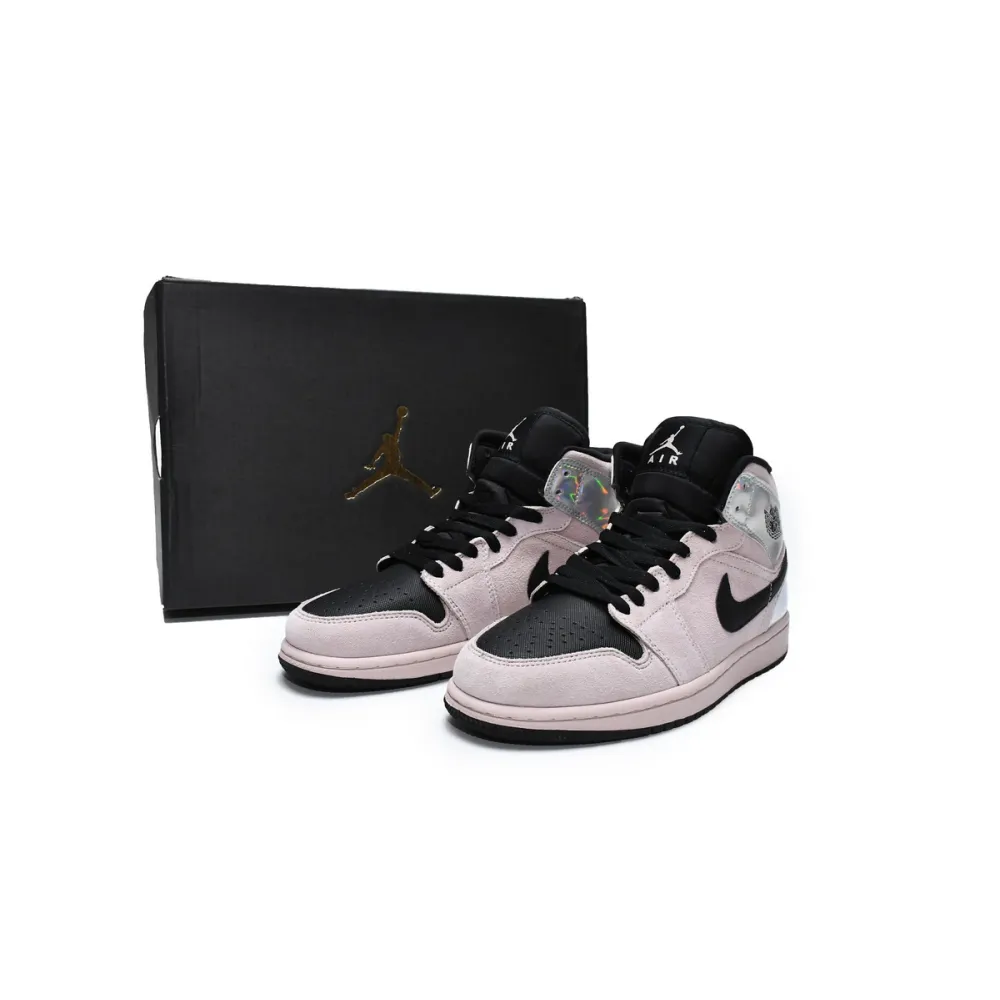 EM Sneakers Jordan 1 Mid Dirty Powder Iridescent