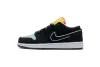 EM Sneakers Jordan 1 Low Black Aurora Green Laser Orange