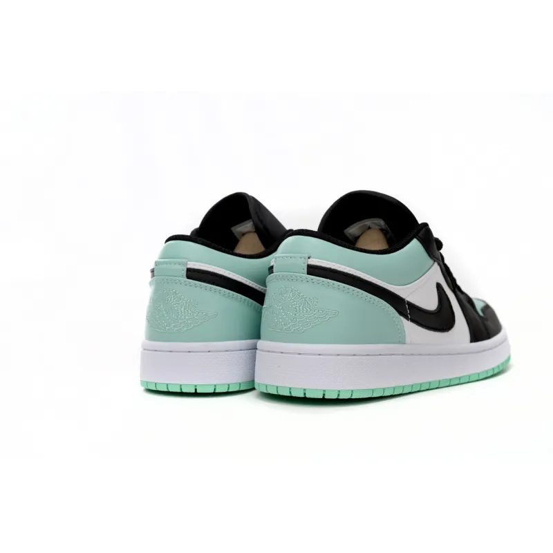 EM Sneakers Jordan 1 Low Emerald Toe