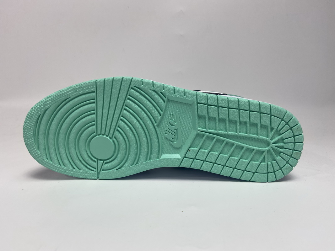 EM Sneakers Jordan 1 Low Emerald Toe