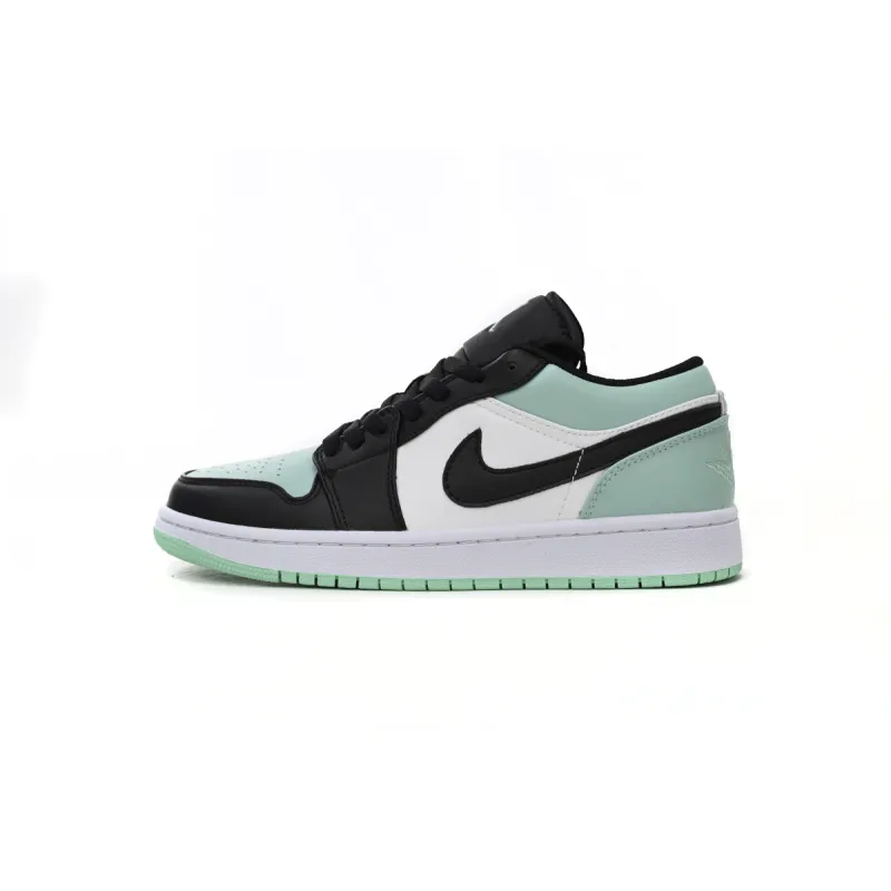 EM Sneakers Jordan 1 Low Emerald Toe