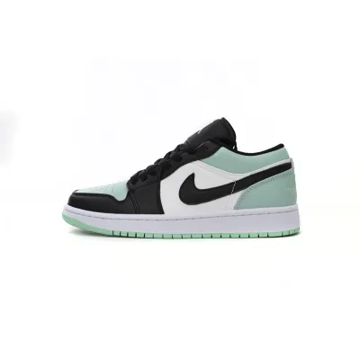 EM Sneakers Jordan 1 Low Emerald Toe 01