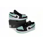 EM Sneakers Jordan 1 Low Emerald Toe