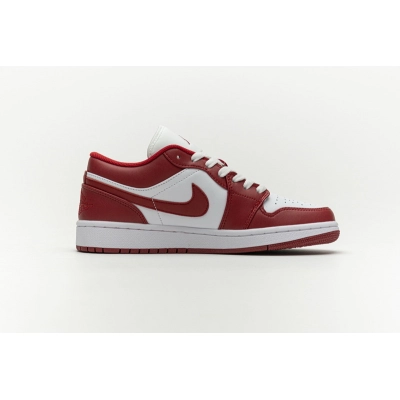 EM Sneakers Jordan 1 Low Gym Red White 02